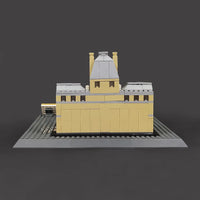 Thumbnail for Building Blocks MOC Architecture City Paris The Louvre Bricks Kids Toys Construction Set Toys - 11