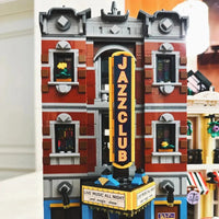 Thumbnail for Building Blocks Creator Experts MOC City Jazz Club and Pizzeria Bricks Toy - 5