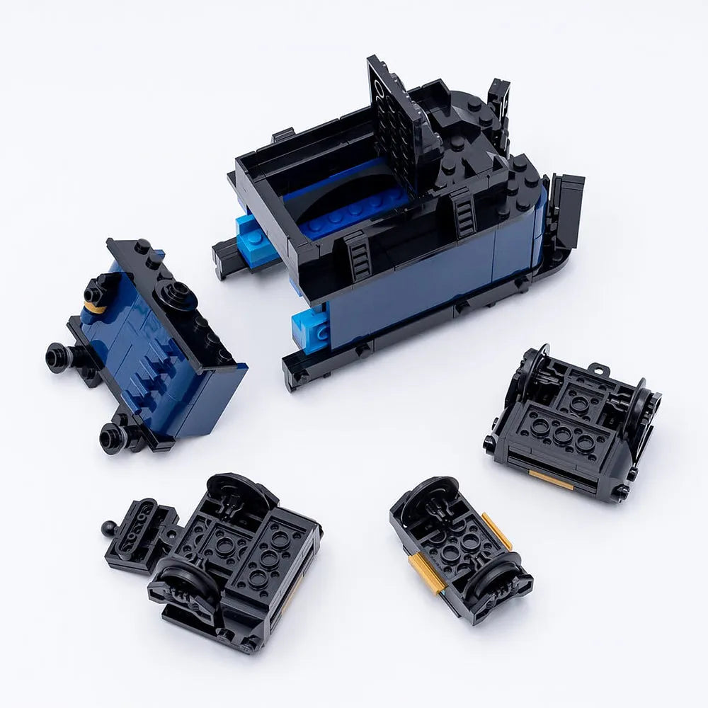 Building Blocks Tech MOC The Orient Express Train Bricks Toy 62344 Construction Set Toys - 4