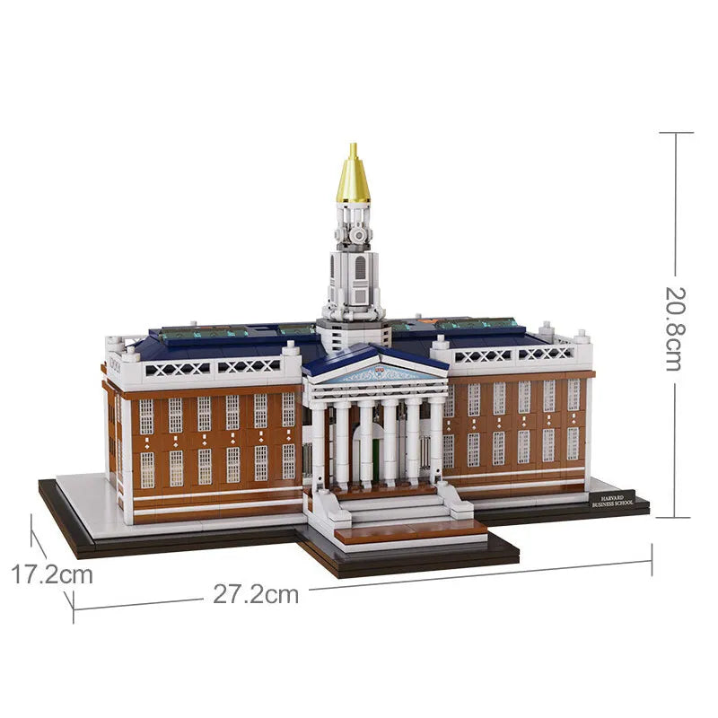 Building Blocks Creator Expert MOC Harvard Business School Bricks Toy Construction Set Toys - 3