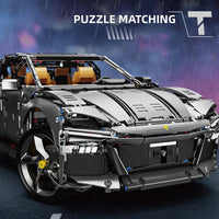 Thumbnail for Building Blocks Tech MOC Ferrari Purosangue SUV Supercar Bricks Toy - 2