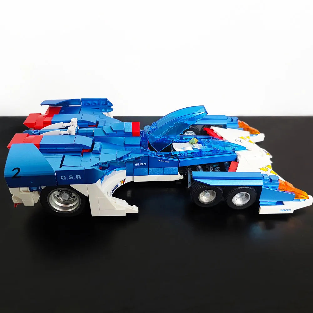 Building Blocks Tech MOC F1 SF 03 Formula One Racing Car Bricks Toy Construction Set Toys - 6