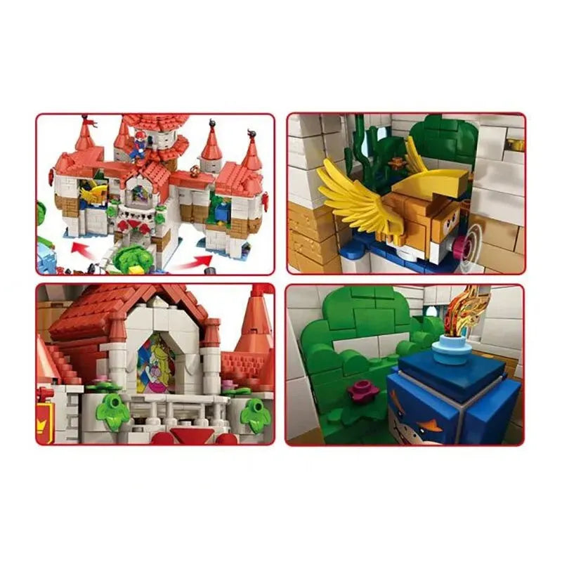 Building Blocks Movie Creator Expert Super Mario Castle Bricks Toy - 5