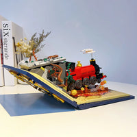 Thumbnail for Building Blocks Harry Potter MOC Hogwarts Express Train Bricks Toy - 6