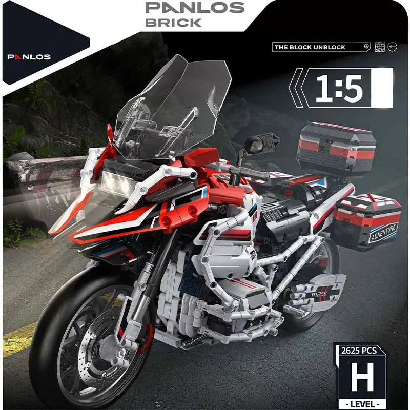 Building Blocks Tech MOC BMW R1250 Super Motorcycle Bricks Toy Construction Set Toys - 2