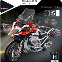 Thumbnail for Building Blocks Tech MOC BMW R1250 Super Motorcycle Bricks Toy Construction Set Toys - 2