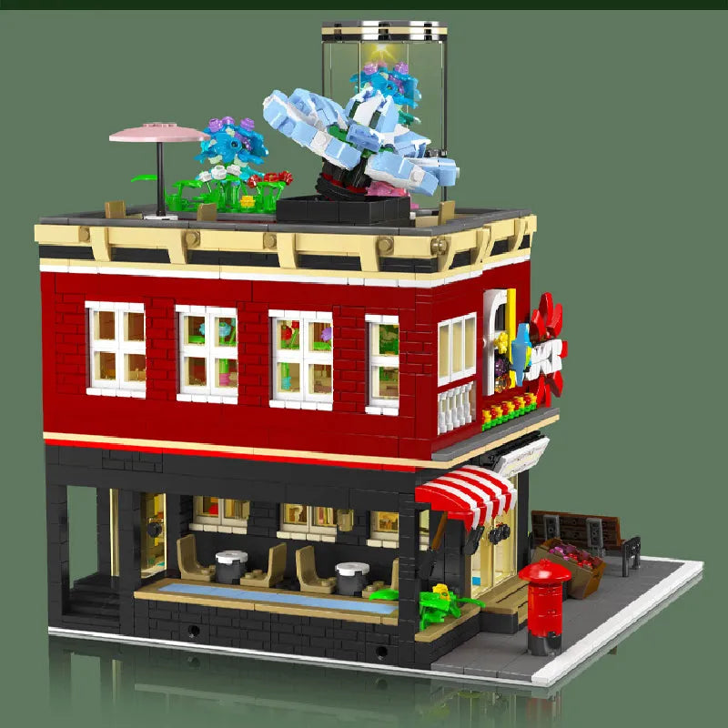 Building Blocks Creator Expert City Flower Shop Modular Bricks Toy Construction Set Toys - 3