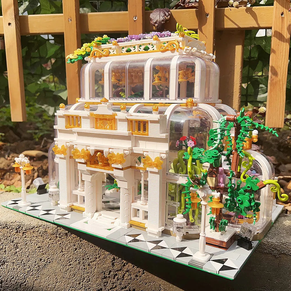 Building Blocks MOC Expert Neoclassical Botanical Garden Bricks Toy - 4