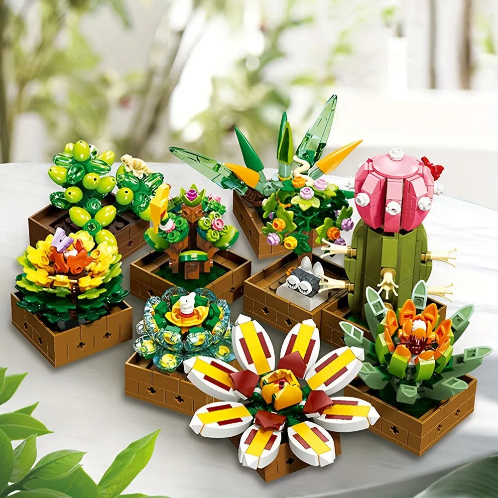 Building Blocks Creator Expert Ideas Botanical Garden Bricks Toy - 6