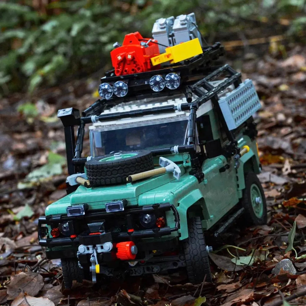 Building Blocks Creator Tech MOC Land Rover Defender 90 Bricks Toy - 5