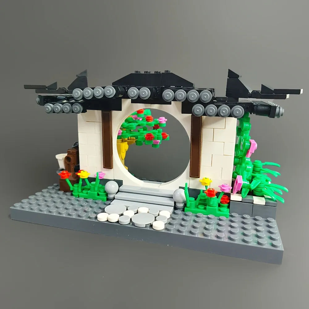 Building Blocks Creator Expert MOC Huizhou Architecture Arch Bricks Toy Construction Set Toys - 4