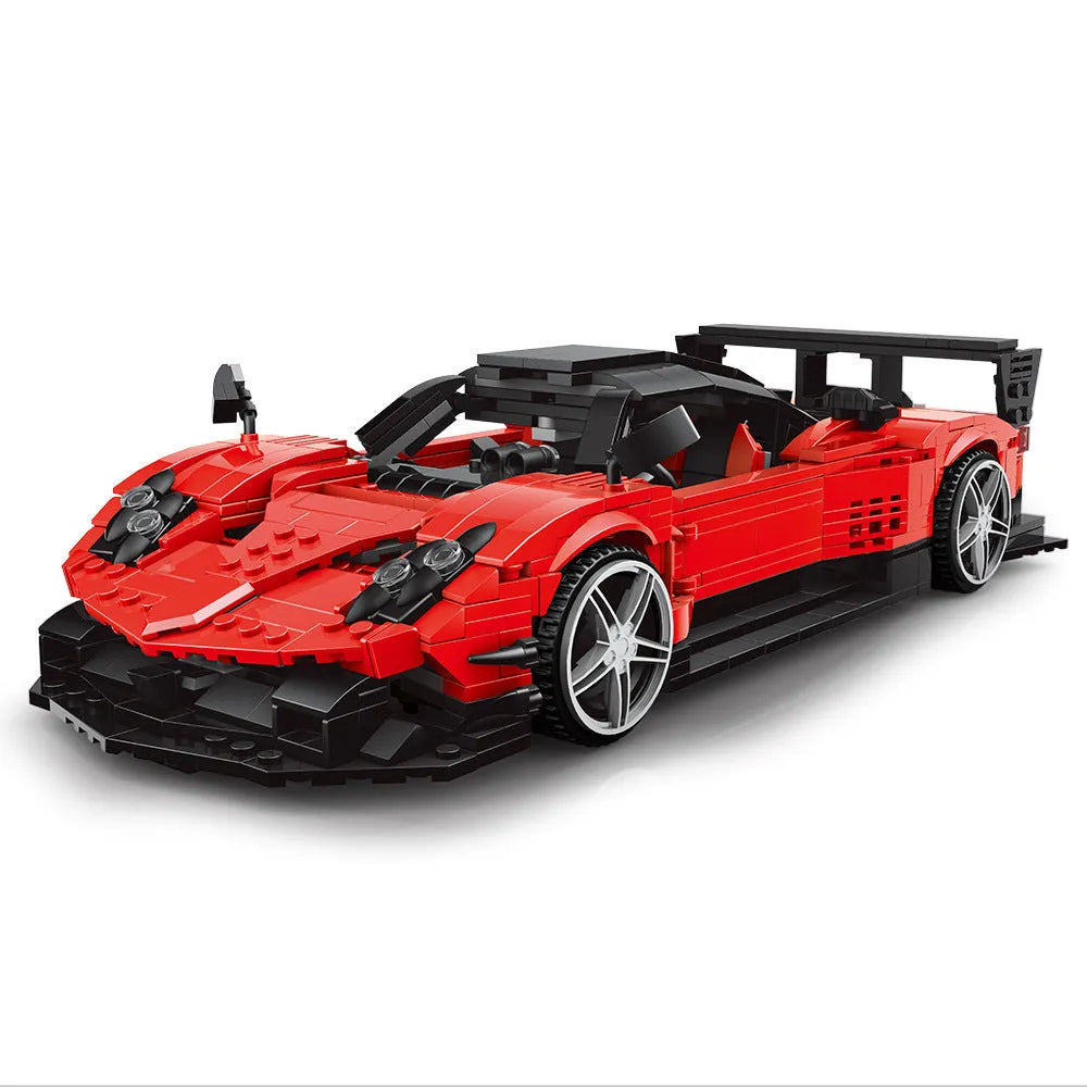 Building Blocks Tech MOC Supercar Pagani Zonda R Racing Car Bricks Toy - 1
