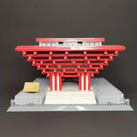 Thumbnail for Building Blocks Architecture Famous China Pavilion At Expo Bricks Toy 7210 Construction Set Toys - 15