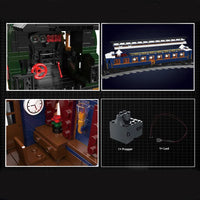 Thumbnail for Building Blocks Orient Express French Railways SNCF 231 Steam Locomotive Bricks Toy Construction Set Toys - 4