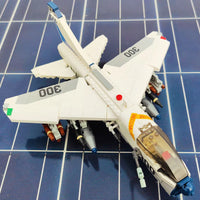 Thumbnail for Building Blocks MOC Military Aircraft A - 7 Fighter Jet Attack Plane Bricks Toys - 11