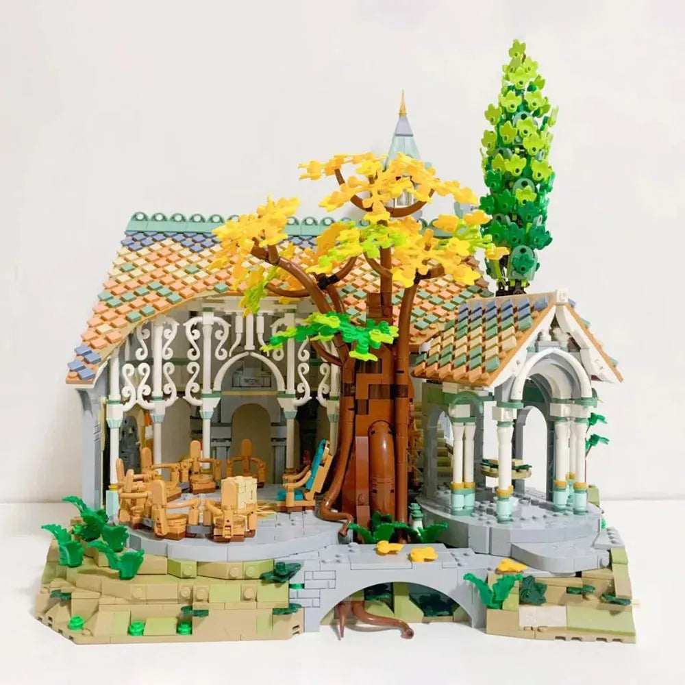Building Blocks Rivendell The Lord of Rings Creator Experts Bricks Toy Construction Set Toys - 5