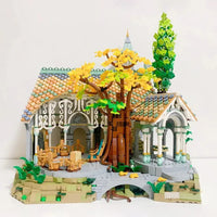 Thumbnail for Building Blocks Rivendell The Lord of Rings Creator Experts Bricks Toy - 5