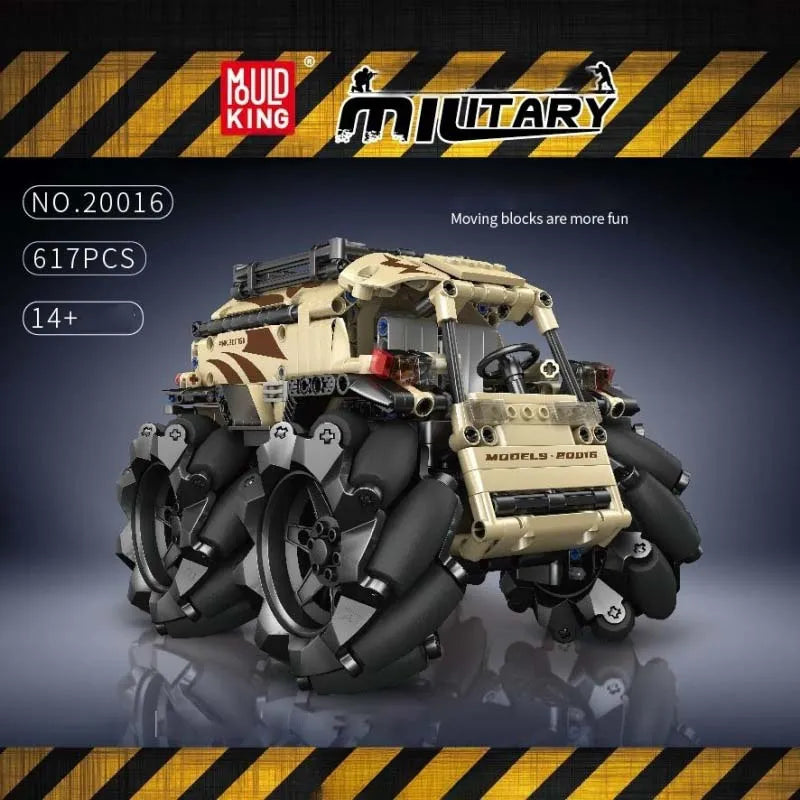 Building Blocks Technic MOC Motorized RC Off Road ATV Bricks Toy - 2