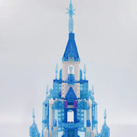 Thumbnail for Building Blocks Creative MOC Expert Frozen Ice Castle Bricks Toy - 7