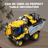 Thumbnail for Building Blocks Technic MOC Motorized Grape Harvester Bricks Toy - 3