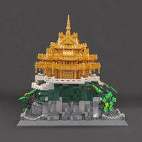 Thumbnail for Building Blocks Architecture Famous China LAOJUN Mountain Bricks Toy - 15
