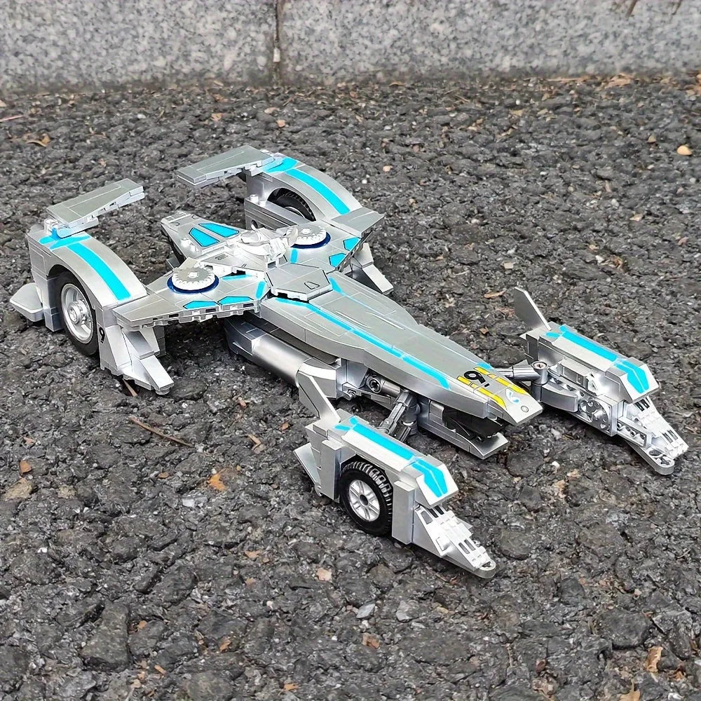 Building Blocks Tech MOC F1 Spiegel HP-022 Super Racing Car Bricks Toy Construction Set Toys - 7