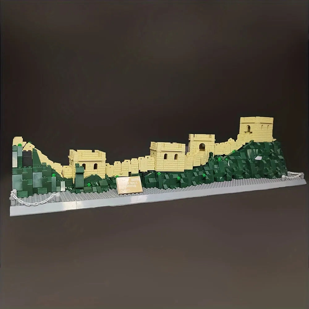 Building Blocks MOC Architecture Great China Wall Bricks Toys - 9