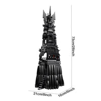 Thumbnail for Building Blocks Building Blocks Movie MOC UCS Pinnacle Of Orthanc Tower Kids Toys - 6