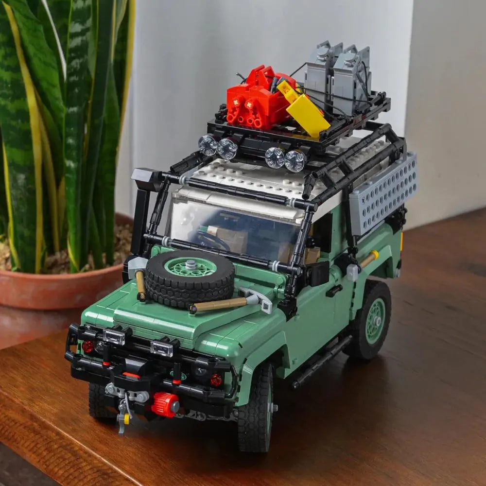 Building Blocks Creator Tech MOC Land Rover Defender 90 Bricks Toy - 6