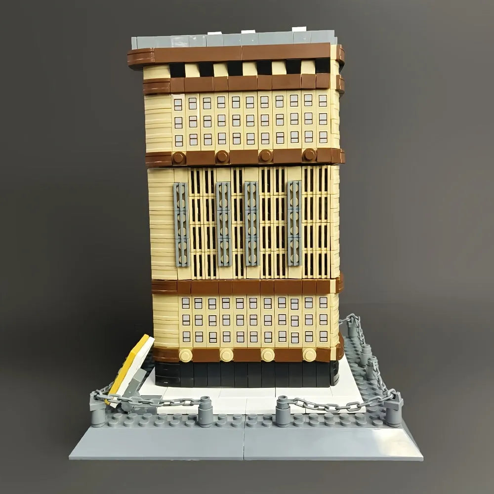 Building Blocks MOC Architecture New York Flatiron Bricks Kids Toys 4220 - 7