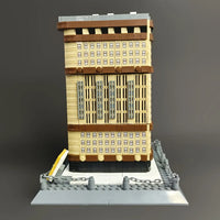 Thumbnail for Building Blocks MOC Architecture New York Flatiron Bricks Kids Toys 4220 - 7