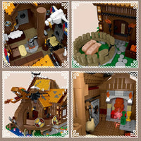Thumbnail for Building Blocks Creator Expert MOC The Vikings House Bricks Toy Construction Set Toys - 7