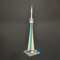 Thumbnail for Building Blocks MOC Architecture Canada Toronto TV Tower Bricks Toy Construction Set Toys - 11