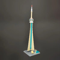Thumbnail for Building Blocks MOC Architecture Canada Toronto TV Tower Bricks Toy - 11