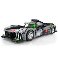 Thumbnail for Building Blocks Tech MOC PEUGEOT 9X8 Hybrid Racing Car Bricks Toy Construction Set Toys - 1