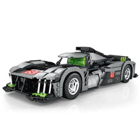 Thumbnail for Building Blocks Tech MOC PEUGEOT 9X8 Hybrid Racing Car Bricks Toy - 1