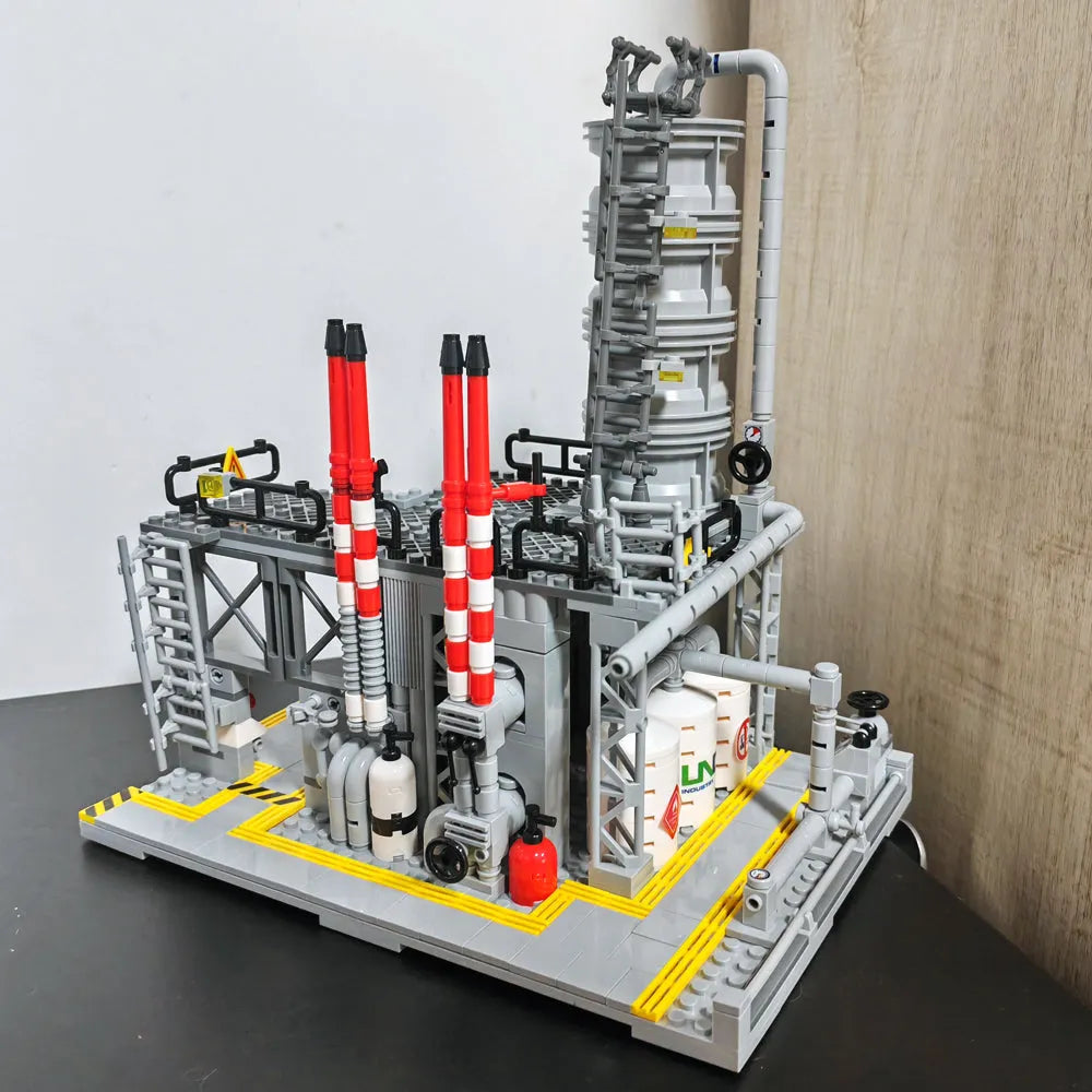 Building Blocks Creator Experts MOC City Chemical Plant Bricks Toy - 7