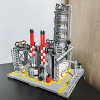 Thumbnail for Building Blocks Creator Experts MOC City Chemical Plant Bricks Toy - 7