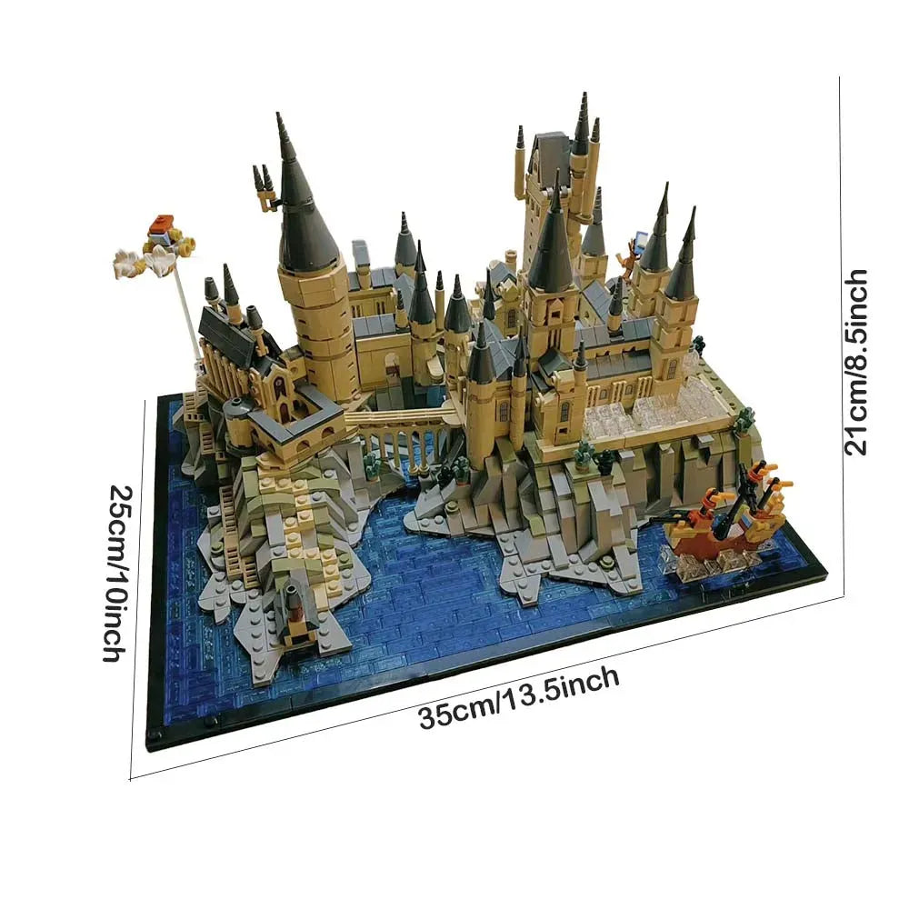 Building Blocks MOC Harry Potter Hogwarts Castle and Grounds Bricks Toy - 2