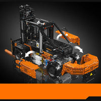 Thumbnail for Building Blocks Tech Motorized RC Heavy Forklift Truck Bricks Toy Construction Set Toys - 8