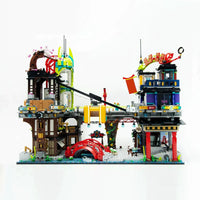 Thumbnail for Building Blocks Building Block MOC Ninjago City Markets Bricks Toy Construction Set Toys - 1