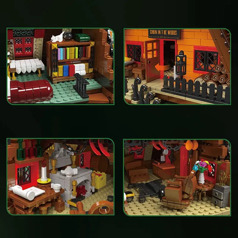 Building Blocks Creator Expert MOC Cabin In The Woods Bricks Toy Construction Set Toys - 7