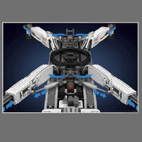 Thumbnail for Building Blocks Tech MOC Motorized Liebherr LTM 11200 Crane Bricks Toy - 9