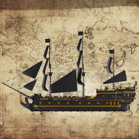 Thumbnail for Building Blocks Pirates of Caribbean MOC Black Pearl Ship Bricks Toy - 4