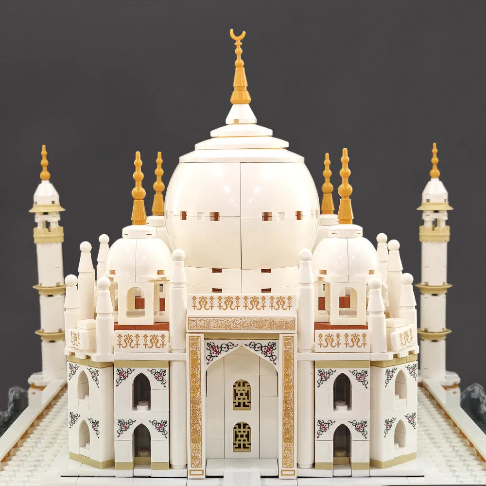 Building Blocks MOC Architecture Famous Taj Mahal Bricks Toys - 6