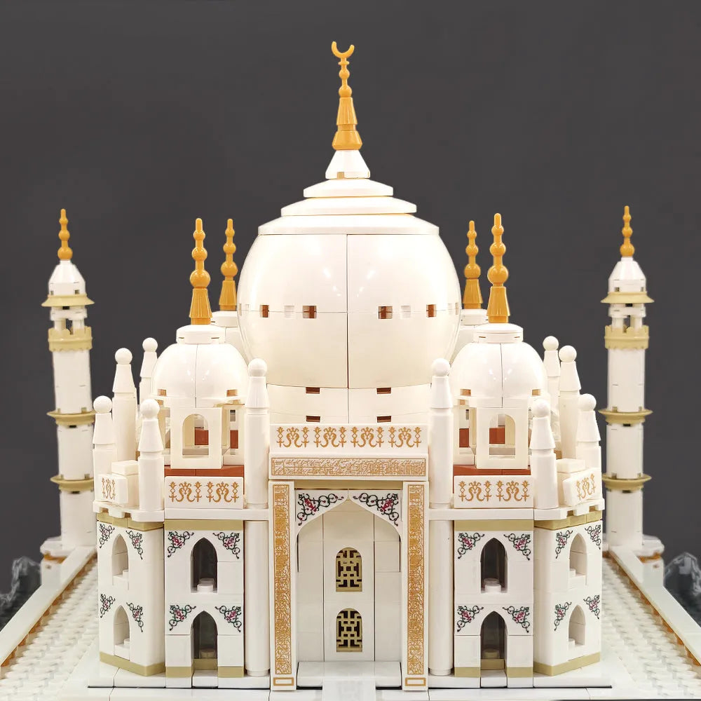 Building Blocks MOC Architecture Famous Taj Mahal Bricks Toys - 6