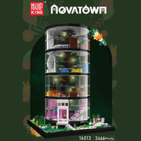 Thumbnail for Building Blocks Creator Expert MOC City Transparent Tower Bricks Toy Construction Set Toys - 2