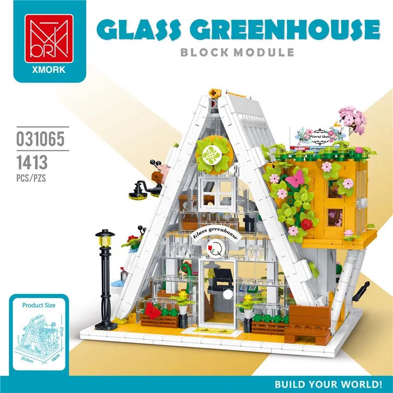 Building Blocks Creator Expert MOC City Flower Shop Bricks Toy - 2