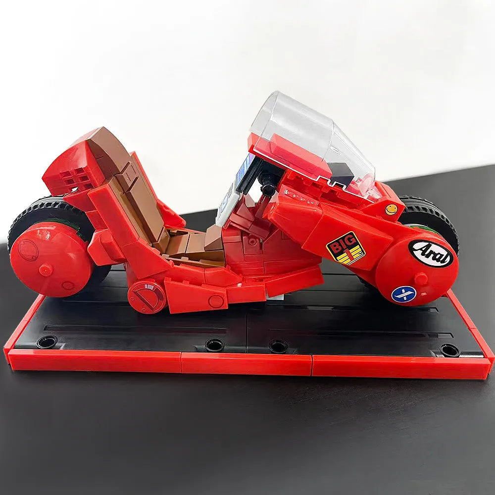 Building Blocks Tech MOC Kinda Special Motorcycle Bricks Toy Construction Set Toys - 5