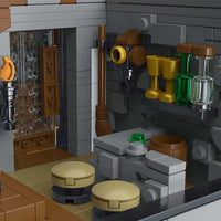 Thumbnail for Building Blocks Creator Expert MOC Medieval Tavern Bricks Toy - 6